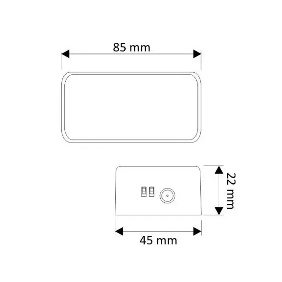 STER-MONO-RF-10A-01 Контроллер LED MONO RF 4-зоны 2.4GHZ 12VDC 10A - 1