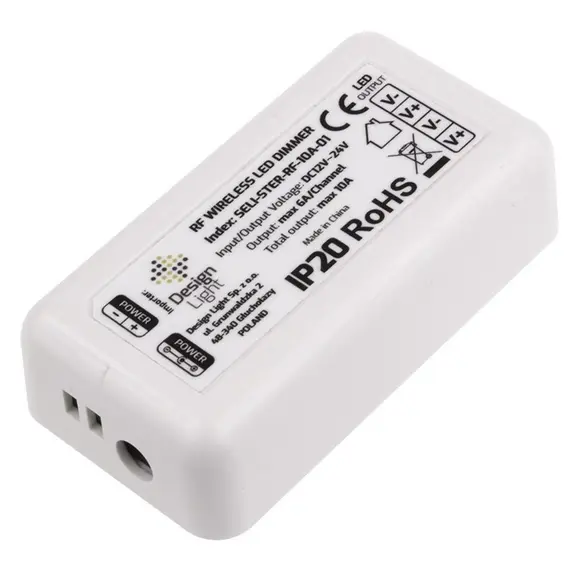 SELI-STER-RF-10A-01 Контроллер SELI LED MONO RF 2.4GHZ 12VDC 10A