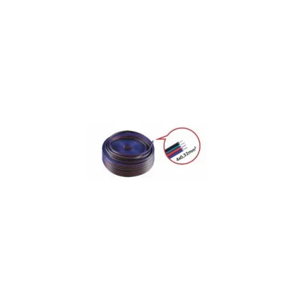 PRZ-MET-4X0,32-CZ Провод LED RGB 4x0,32mm2, бухта 100 м