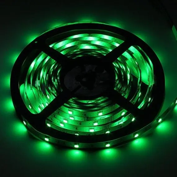 R-2835-300-20-ZI-01 LED лента PREMIUM 300 LED 2835 IP20 8 мм зеленая 30W/5m
