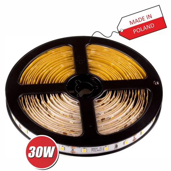R-2835-300-20-30K-03 LED лента PREMIUM 300 LED 2835 IP20 8 мм 3000К 30W/5m - 1