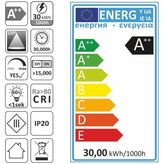 R-2835-300-20-30K-03 LED лента PREMIUM 300 LED 2835 IP20 8 мм 3000К 30W/5m - 3