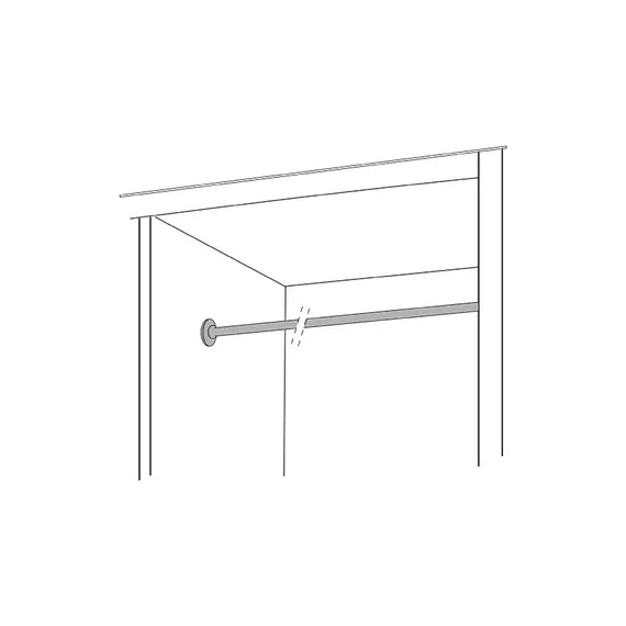 OP2-UCH-REL-SZ-01W Крепление для штанги PROFIL RELING LED (компл. 2 шт + 6 шурупов) - 4