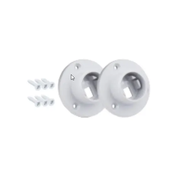 OP2-UCH-REL-SZ-01W Крепление для штанги PROFIL RELING LED (компл. 2 шт + 6 шурупов)