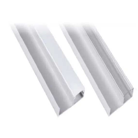 PROFIL-FLOORLINE-OP-2M-W Профиль для LED ленты PROFIL FLOOR LINE 2 м, алюм, молочный рассеиватель - 1