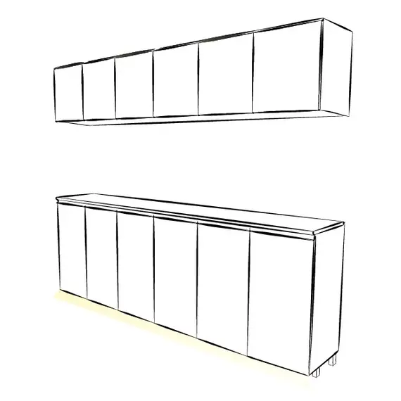 PROFIL-FLOORLINE-OP-2M-W Профиль для LED ленты PROFIL FLOOR LINE 2 м, алюм, молочный рассеиватель - 6