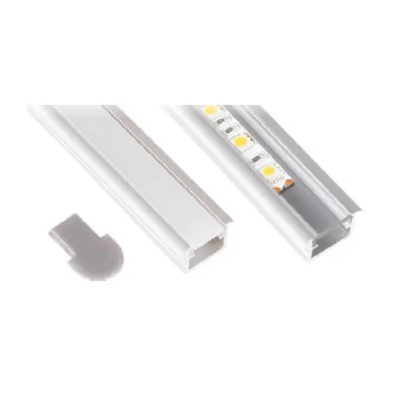 PROF-INLINE-OP-2M-W Профиль для LED ленты PROFIL INLINE LED 2 м алюм, молочный рассеиватель