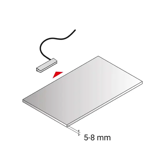 KLIPS-TR-BZ Светодиодный светильник Klips LED 0,25 W/12VDC пластиковый 6000К с 2метровым проводом и миниконнек - 4