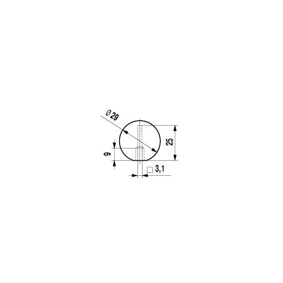 Ручка-модель M-032 000 ель матовая - 1