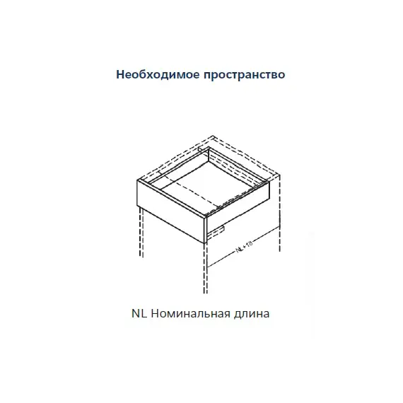 647-1235 Направляющие скрытого монтажа 3/4 открывание FitClose насадной монтаж 350 мм - 4