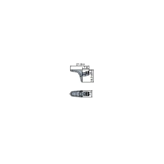001911-959-00 Полкодержатель TeraBlack 5 мм - 4