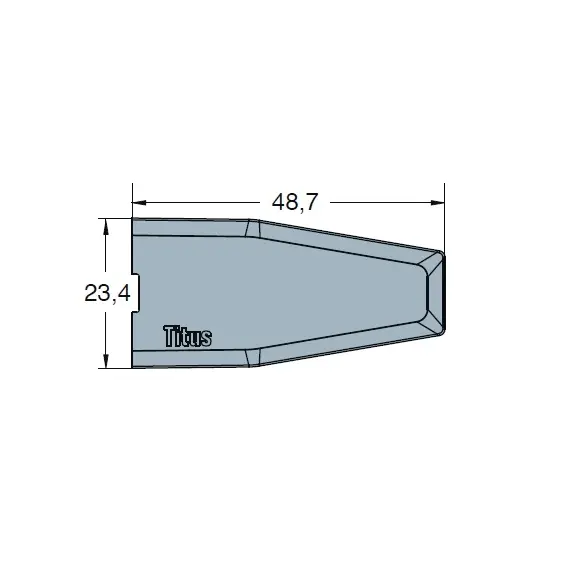 006598-847-001 Заглушка к эксцентрику SYSTEM 6 Outrigger, никель - 1