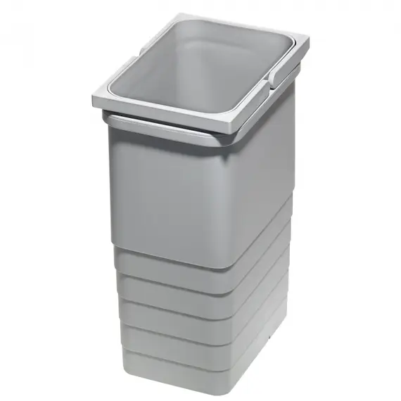 5150.90.41616 Контейнер для мусора 8 л 230*153*310 мм (alu grey) Eins2vier Ninka