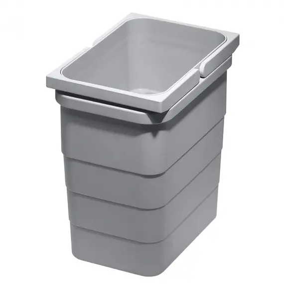 5175.92.41616 Контейнер для мусора 5,5 л 230*153*220 мм (alu grey) Eins2vier Ninka