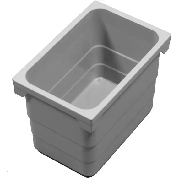 5178.92.41616 Контейнер для мусора 4,2 л 230*153*170 мм (alu grey) Eins2vier Ninka