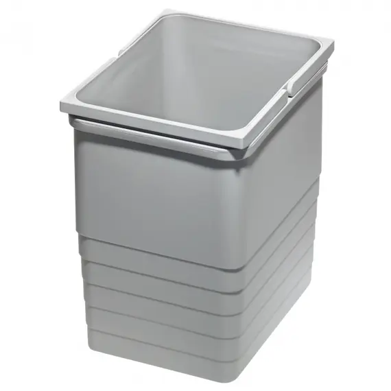 5160.90.41616 Контейнер для мусора 17 л 306*230*310 мм (alu grey) Eins2vier Ninka
