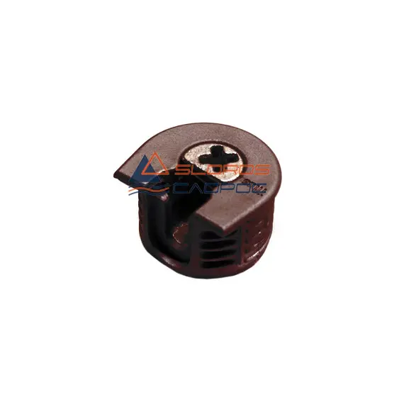 006433-831-001 Эксцентрик мебельный CAMFIX EXP S6-19MM коричневый (сверху)