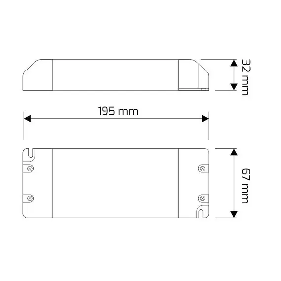 TRA-S-216W-T-01 Блок питания SLIM LED PREMIUM 216W 12VDC, без проводов - 1