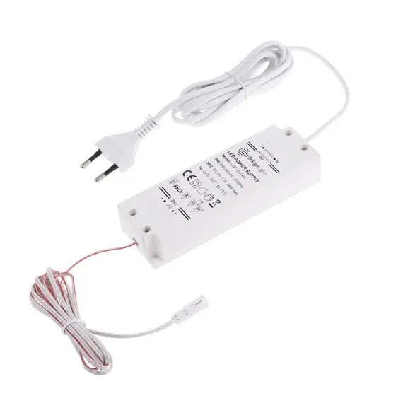 U12-012-SP-2B0-201B Блок питания LED STANDARD PLUS 12W 12VDC, белый провод 4 м,  мини-гнездо