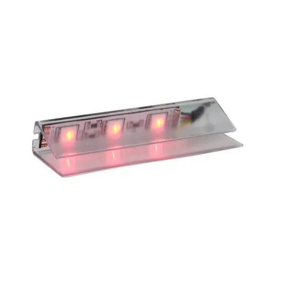 KLIP-RGB066x06-2M-02 Светильник LED KLIPS металлический 0,75W 12VDC RGB, провод 2 м - 4