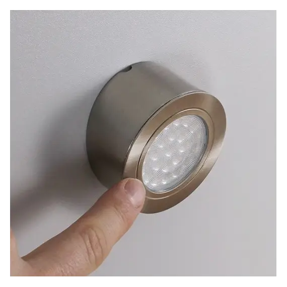 OVAL-2W-SD-SK-60K-1M Светильник LED OVAL MASTER со скосом 2,0W 12VDC 6000K, провод 2 м, алюм. матовый - 1
