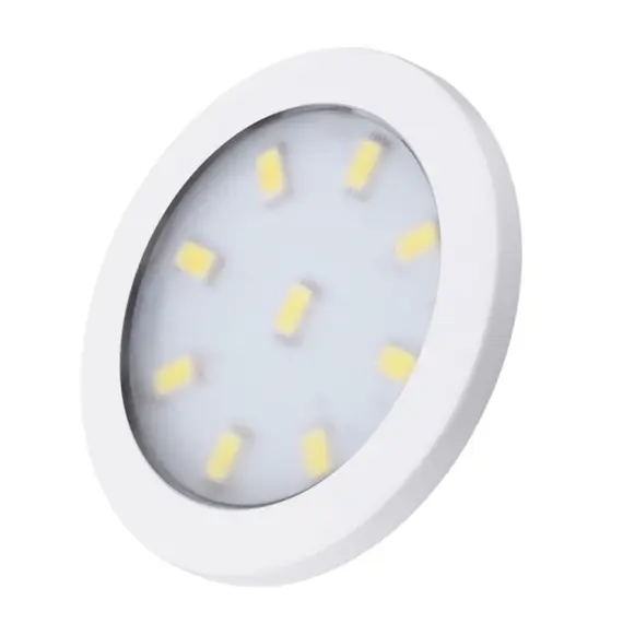 ORBIT-XL-BI-60K-01W Светильник LED ORBIT XL 3,0W 12VDC 9LED 6000К, провод 2 м, белый