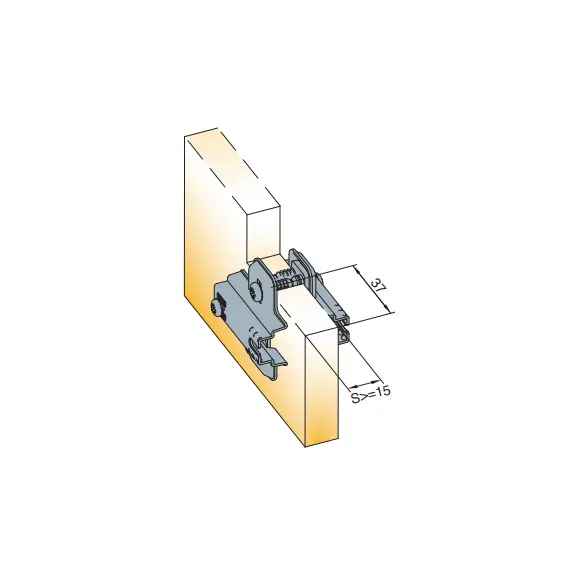 244-0V50-050-00 Монтажная планка B-Type F3 mm Back-to-back - 1