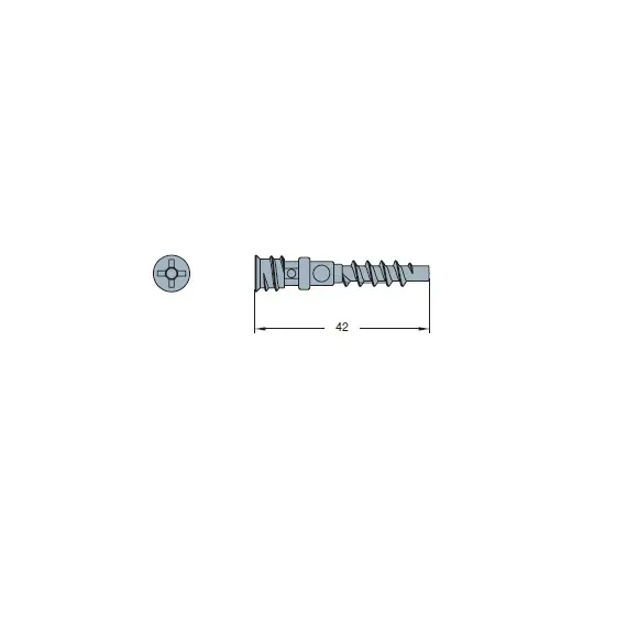 000180-885-300 Шуруп стяжной D6х42 мм - 1