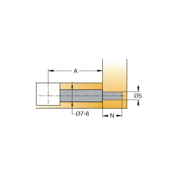 005575-885-K01 Эксцентриковая стяжка, комплект 12х9.9 - 4