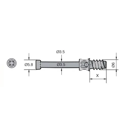 005575-885-K01 Эксцентриковая стяжка, комплект 12х9.9 - 5