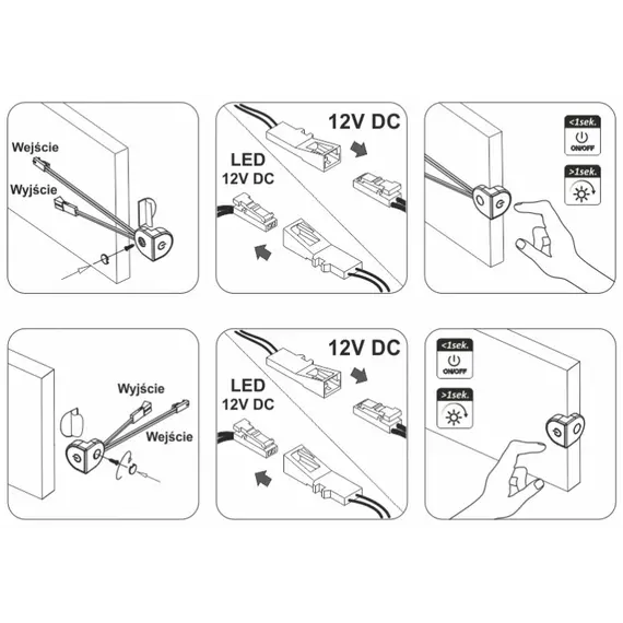 WYL-LT36-AL-01 Выключатель сенсорный LT36 12VDC 36W - 3