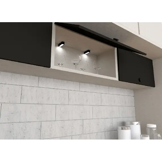 DEL-CO-BP Светильник LED Delia 0,6W 6000K, провод 2 м, черный молочный - 1