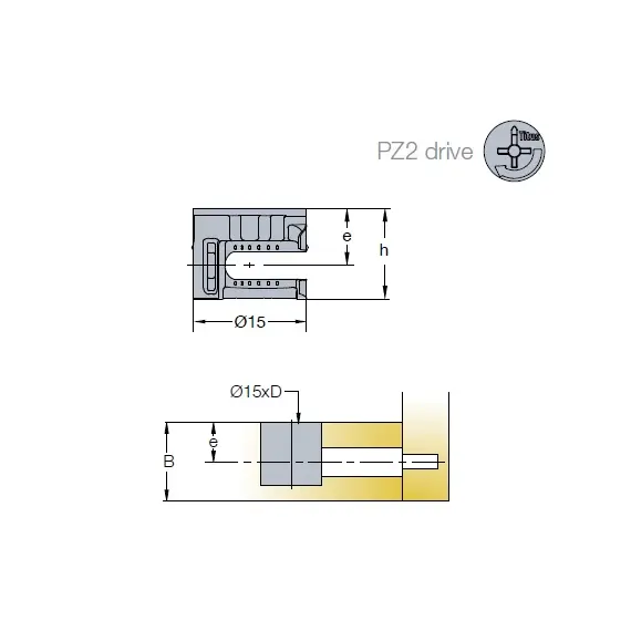 009695-885-K01 Эксцентриковая стяжка, комплект (009435+009695) - 2