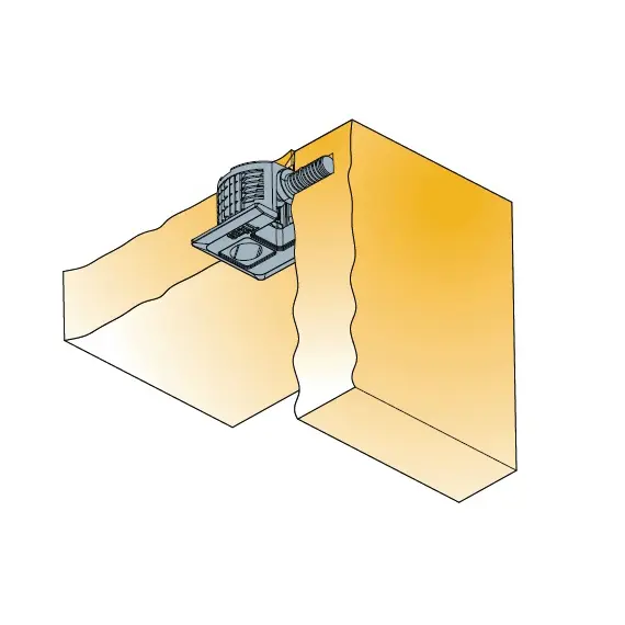 006973-383-001 Эксцентрик SYSTEM 6 Side-entry 16 мм, установка сверху/сбоку, темно-серый - 2
