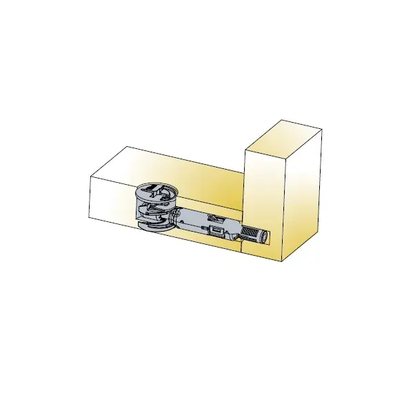009699-885-K03 Эксцентриковая стяжка, комплект (009699+009435) - 1