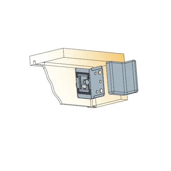 345.W8.01.P1 Навес шкафа с крепежом, белый, индив.упаковка - 3