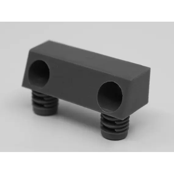 002130-877-001 Стяжка Twinbloc D10 мм для присадок с плоскости панели (белый)