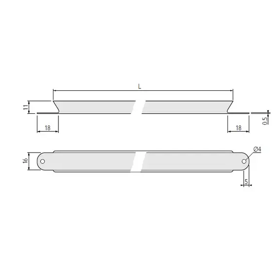 0700.400.99 Усилитель задней стенки 400мм - 3