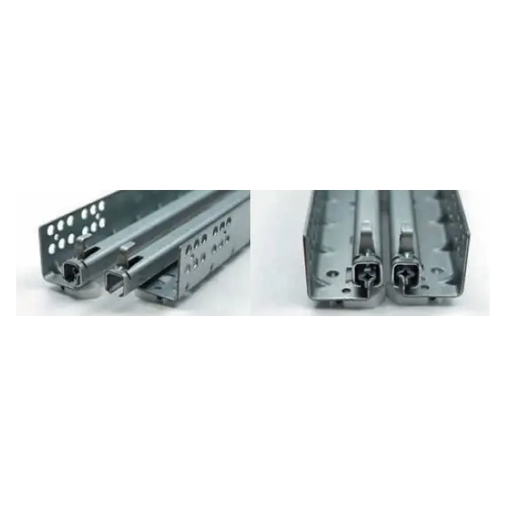 658-3040-00 Направляющие скрытого монтажа 3/4 открывание SoftClose установка замками 400 мм - 5