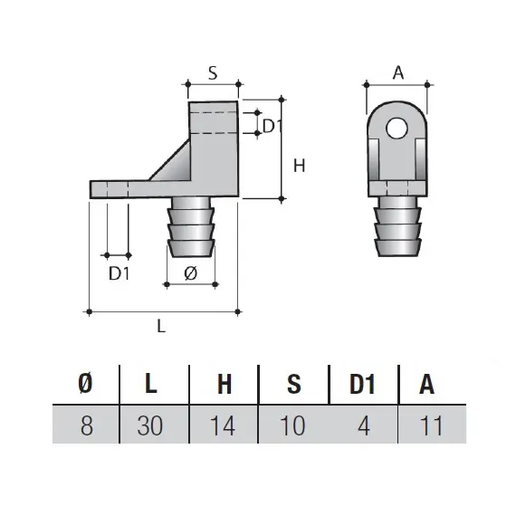 ZZ999PT Уголок стяжной, прозрачный - 1