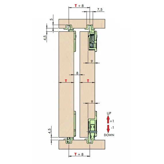370.1024.01 Пластиковый профиль ECO SLIDE, белый, 1024 мм - 2
