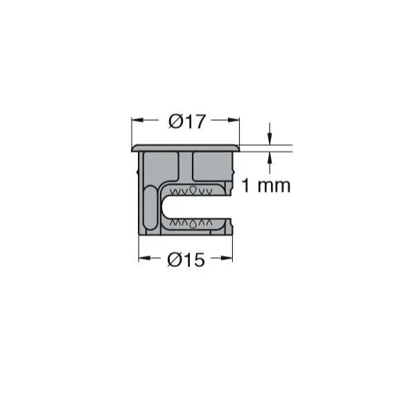 009333-885-300 Эксцентрик мебельный Sys5 Cam5000 15х12.9 мм - 1