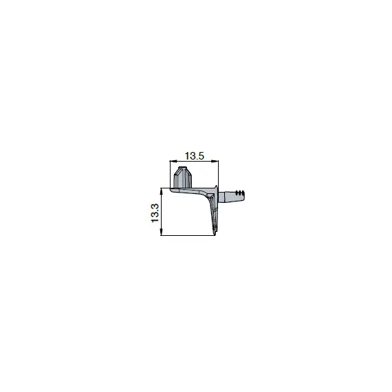 001912-847-300 Полкодержатель d3 мм с фиксацией - 3