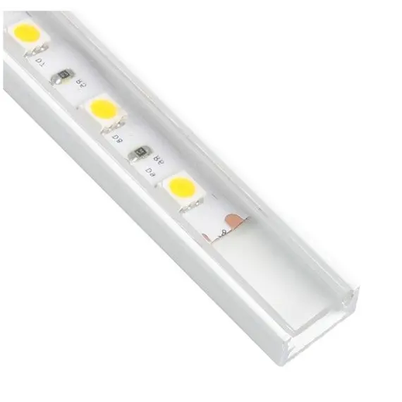 PROFIL-LINEM-TR-1M-B Профиль для LED ленты PROFIL LINE MINI 1 м белый, прозрачный рассеиватель
