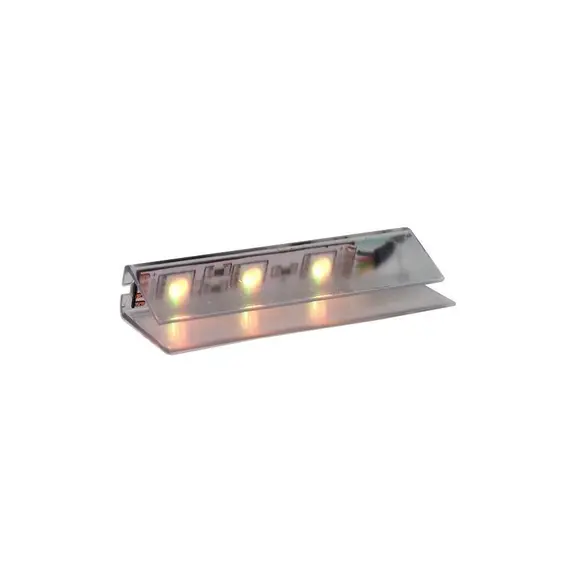 PRFT-409-L3-30-MN01 Светодиодный светильник 409 мм на стеклянную вкладную полку, свет-теплый