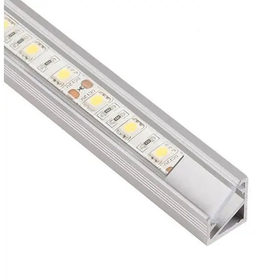 PROFIL-MN-3LM-TR-2W Профиль для LED ленты PROFIL TRI-LINE MINI 2 м, алюм, прозрачный рассеиватель