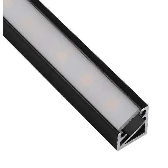 PROFIL-MN-3LM-ML-2C Профиль для LED ленты PROFIL TRI-LINE MINI 2 м черный, молочный рассеиватель