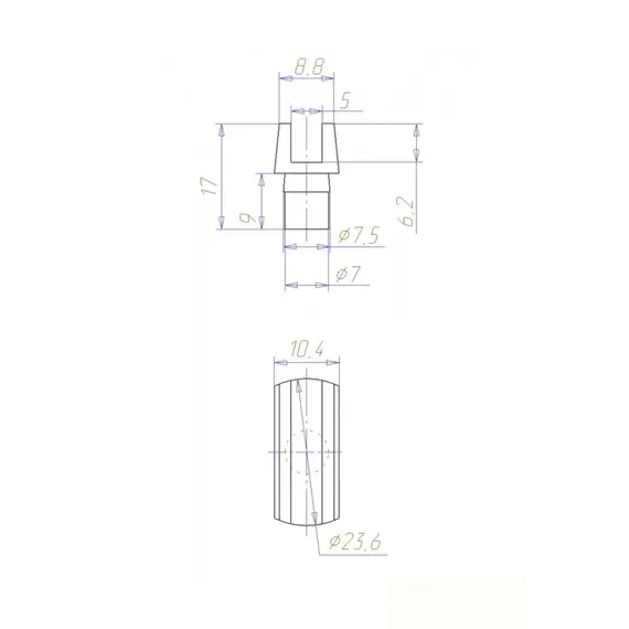 Стеклодержатель бук - 1
