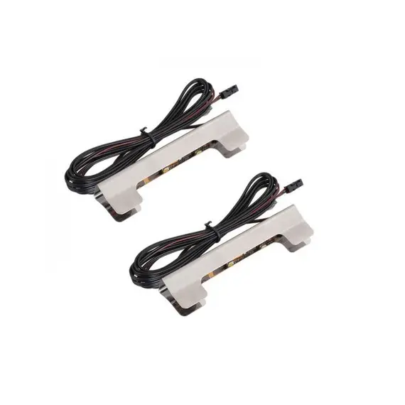 ZZ-KLIP-LED-2PNI-M0S Светодиодный светильник Klips LED 2х0,25W/12VDC синий металлический с 2м проводом и мини коннектором