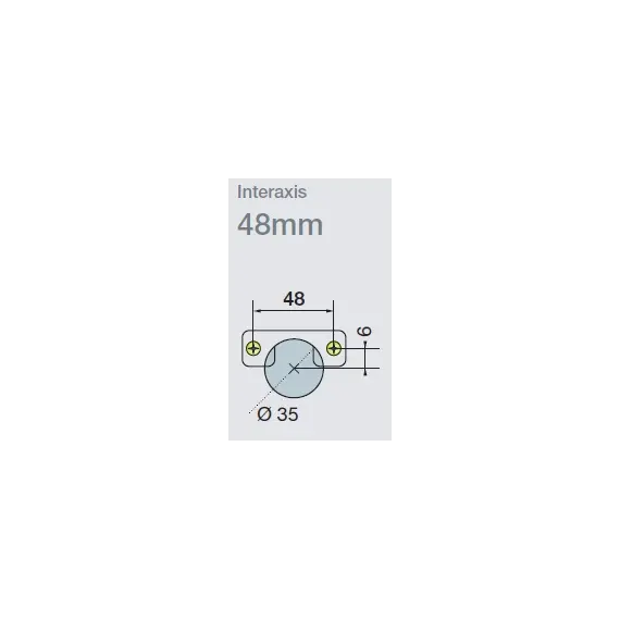 702-0AL4-650-00 Петля T-Type 110/48/0 мм с cистемой ускоренной сборки Easy-fix - 6